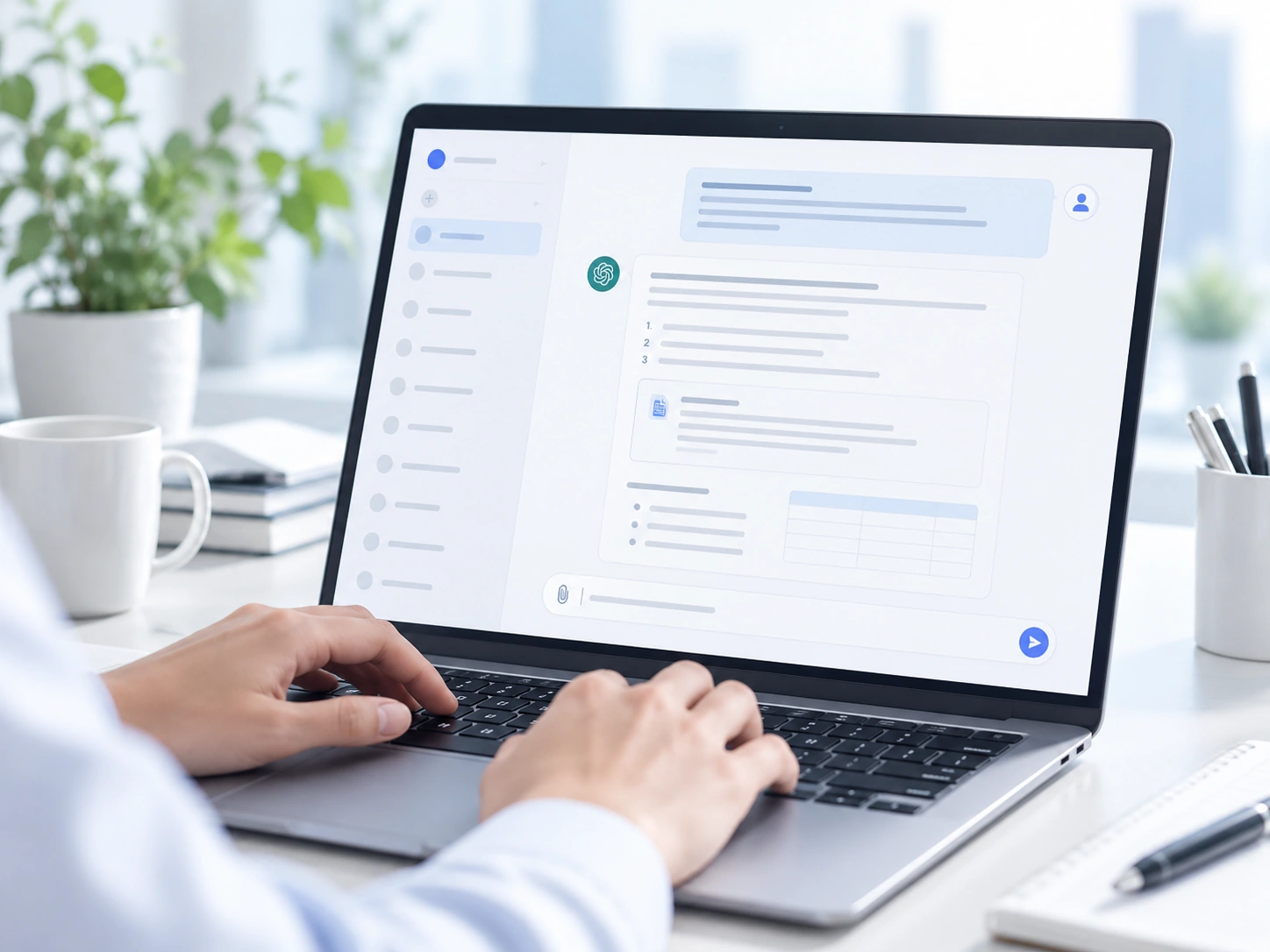 Chat GPTを業務で活用するイメージ